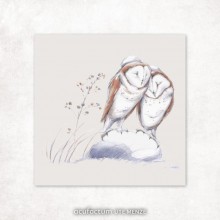Patch L'amour des chouettes 35434 - Acufactum